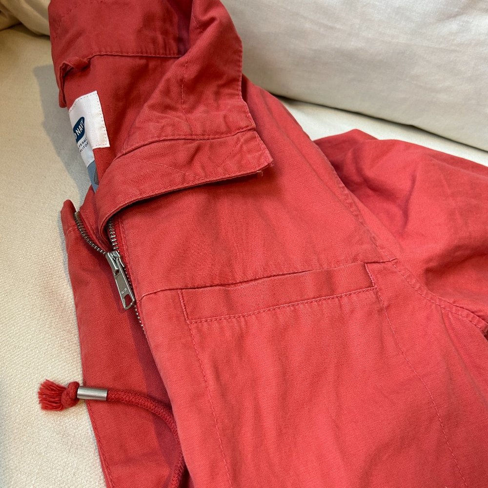 Old Navy Women's Canvas Field Jacket Size Medium Tall - Picture 7 of 11
